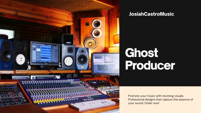 Gig Preview - Be your professional ghost music producer with fast delivery