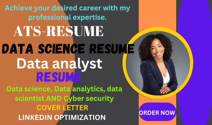 Gig Preview - Create data science resume, data analyst, data science, data analytics resume