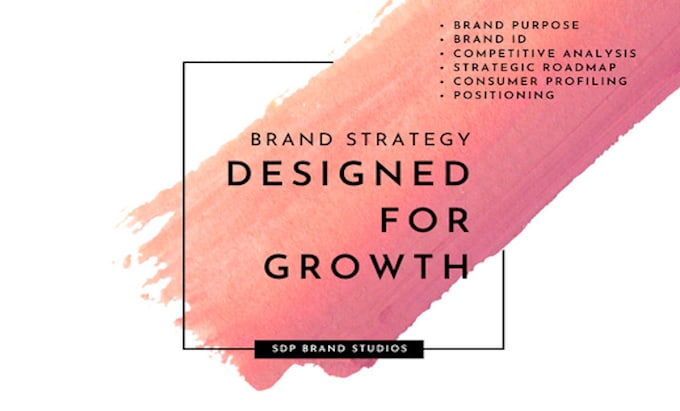 Gig Preview - Develop a brand and marketing strategy designed for growth