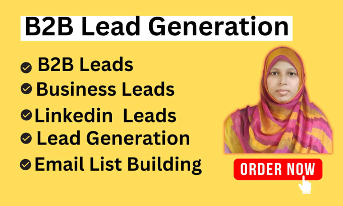 Gig Preview - Do b2b lead generation linkedin leads and expertly build prospect email list