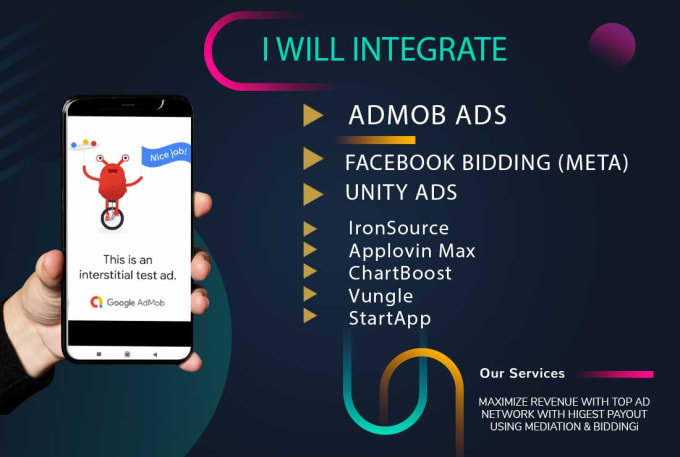 Gig Preview - Professionally integrate admob, facebook or any ads in unity