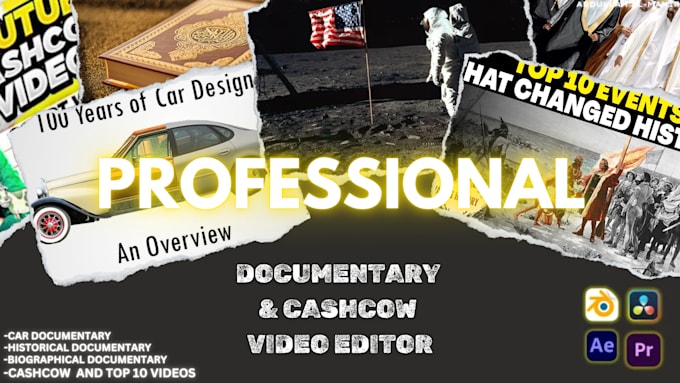 Gig Preview - Create professional and engaging documentary , explainer videos on any topic