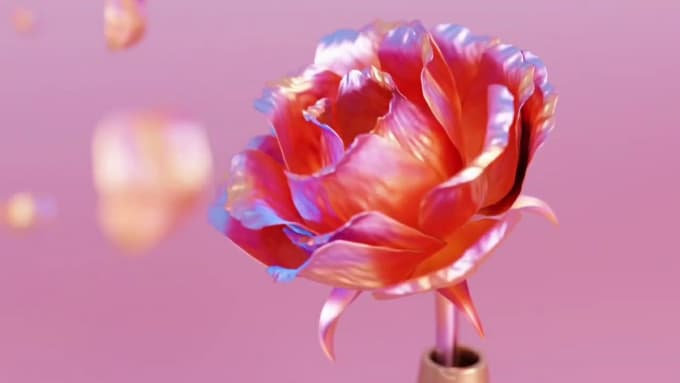 Gig Preview - Create 3d flower model, cgi plant animation, 3d flower animation, 3d rendering