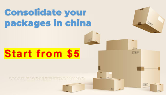 Gig Preview - Consolidate your sample package in china and help delivery