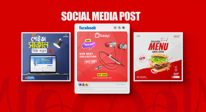 Gig Preview - Design professional social media banner, creative ads