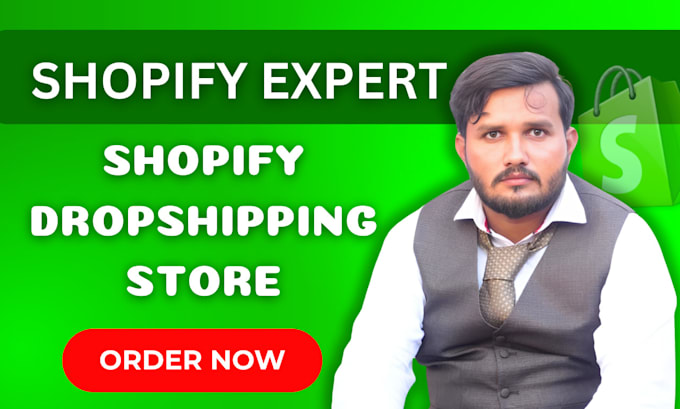 Gig Preview - Build an automated shopify store and  dropshipping  website