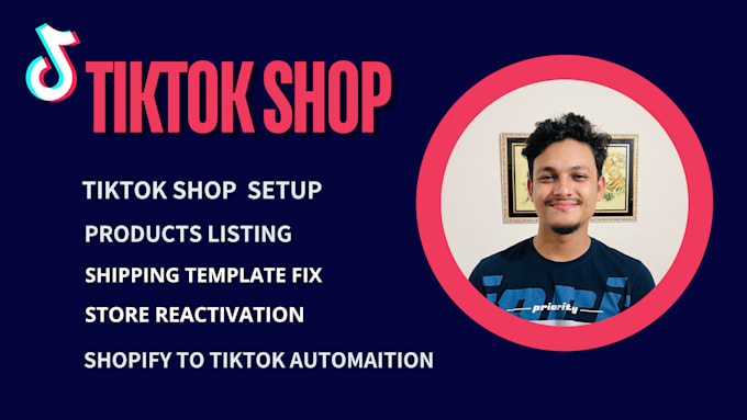 Gig Preview - Do tiktok shop product listing and tik tok shop setup, and products hunting