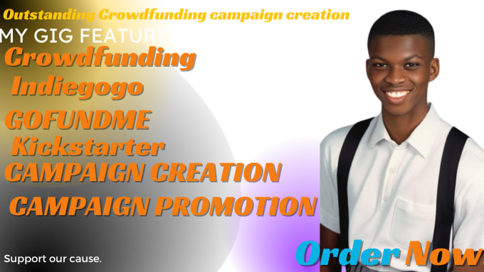 Gig Preview - Fundrasing  pitch for your gofundme indiegogo kickstarter