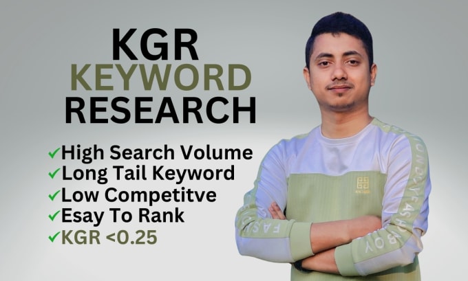 Gig Preview - Do kgr keyword research for your website quick rank