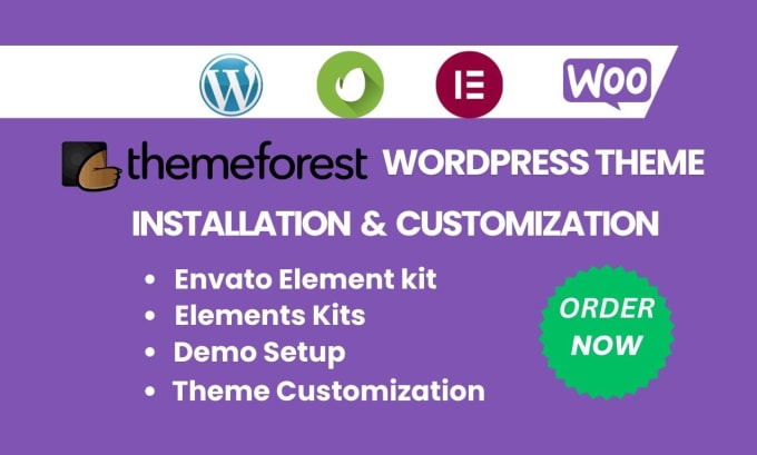 Gig Preview - Do themeforest wordpress theme installation, envato kits and demo import