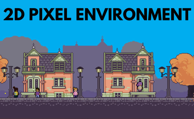 Gig Preview - Do pixel game art 2d pixel tilesets, 2d pixel map, 2d pixel background pixel art