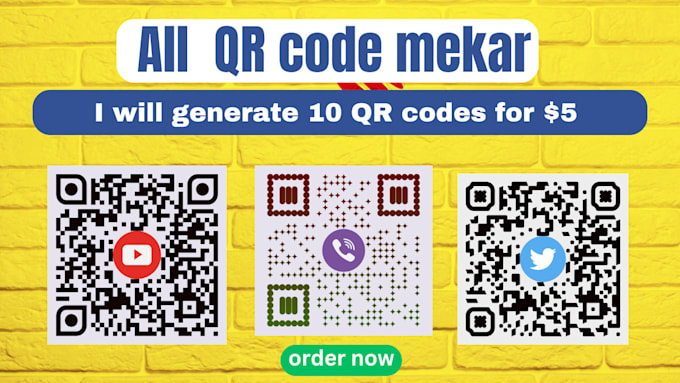 Gig Preview - Professional qr code creation service