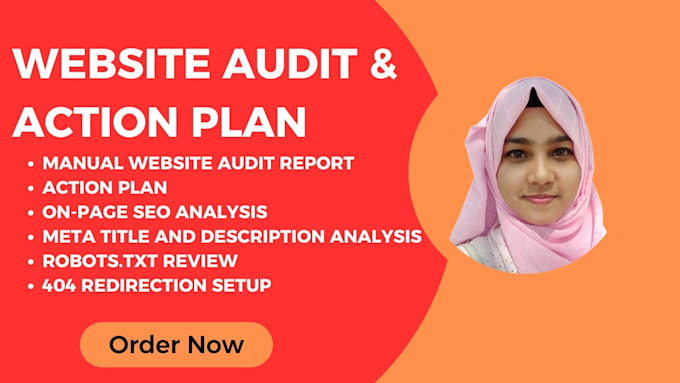 Gig Preview - Do website SEO audit  with competitor analysis and action plan for your website