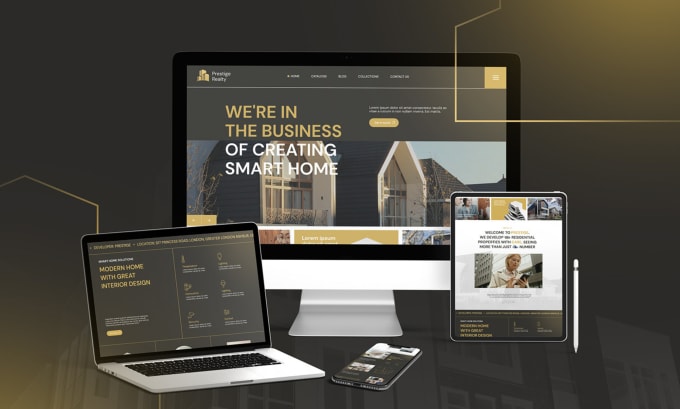 Gig Preview - Design your wix real estate website, wix website development