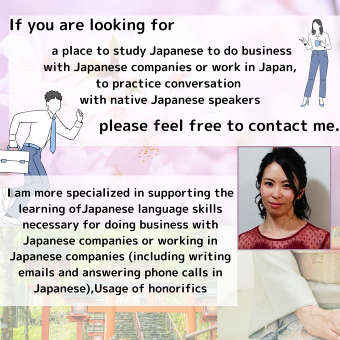 Gig Preview - Teach business japanese and offer conversation practice