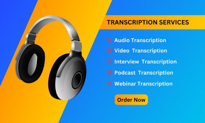 Gig Preview - Transcribe audio and do video transcription