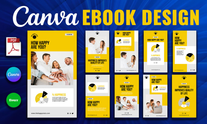 Gig Preview - Canva ebook design eboook product catalog design lead magnet pdfs workbook