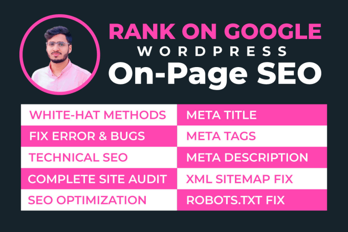 Gig Preview - Do technical onpage seo optimization of wordpress website