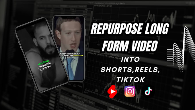 Gig Preview - Repurpose your long form content into short clips with eyecatchy captions