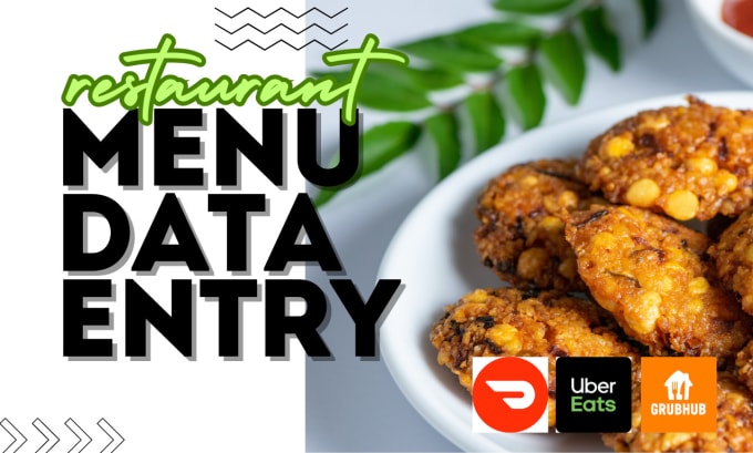 Bestseller - do restaurant menu data entry for ubereats, grubhub and doordash