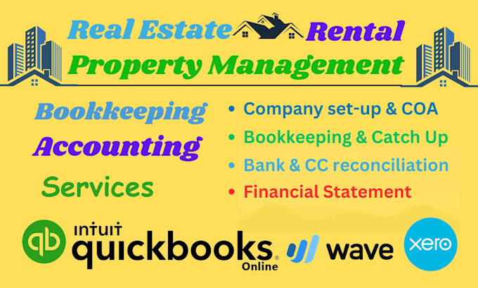 Gig Preview - Do real estate, rental, construction, property management bookkeeping