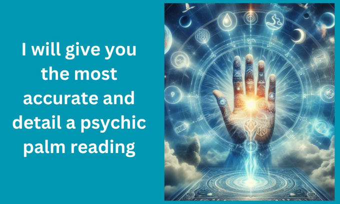 Gig Preview - Give you the most accurate and detail a psychic palm reading