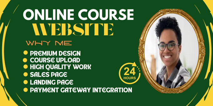 Gig Preview - Build elearning kajabi thinkific teachable online course websites sales page