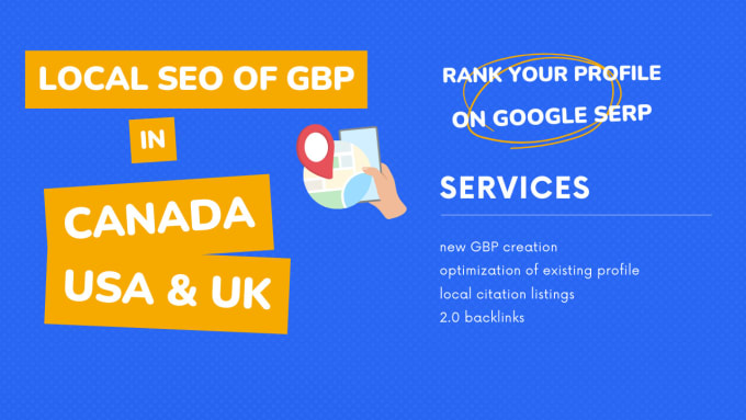 Gig Preview - Do local SEO, gbp and citations in canada USA and UK