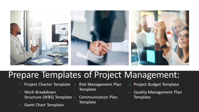 Gig Preview - Craft custom project management templates for your success