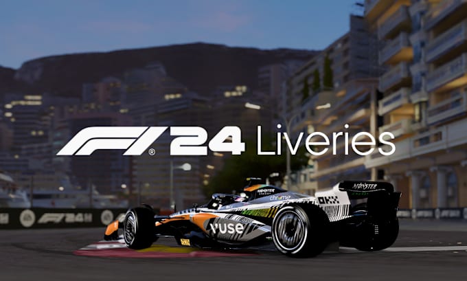 Gig Preview - Make high quality liveries and helmets for f1 24