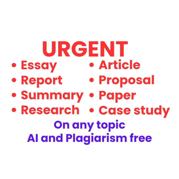 Gig Preview - Do case study analysis, report, assignment, apa paper, research summary writing