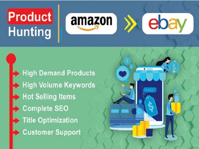 Gig Preview - Amazon prime to ebay dropshipping top selling