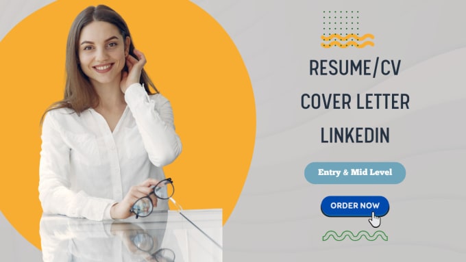 Gig Preview - Write your resume, cv, cover letter, and linkedin