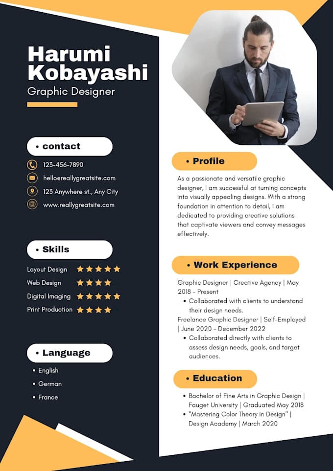 Gig Preview - Do professional CV writing