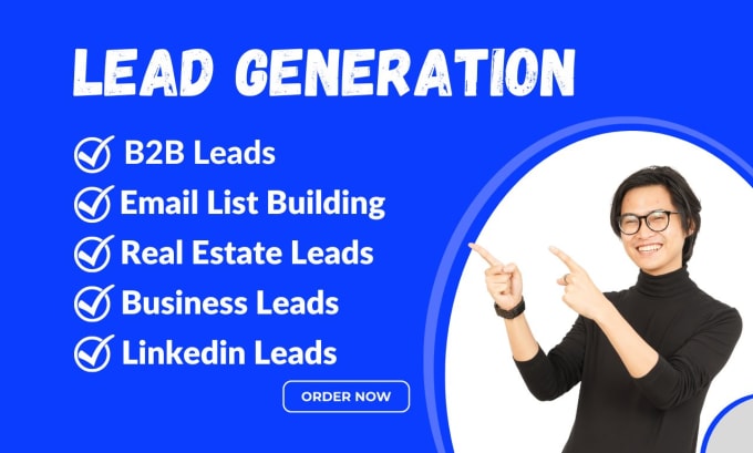 Gig Preview - Do b2b lead generation, email list building, targeted list and contact list