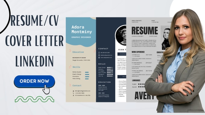 Gig Preview - Write a professional cover letter, resume, linkedin profile