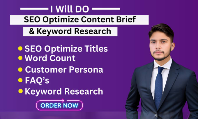 Gig Preview - Craft SEO optimize content brief for your blogs to rank higher in google