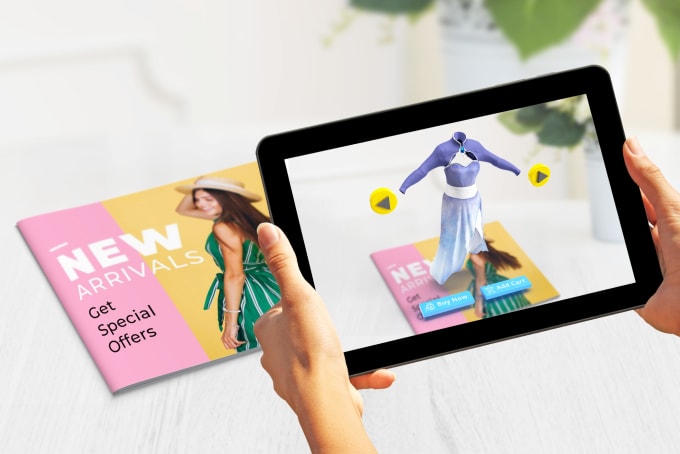 Gig Preview - Make augmented reality based promotional for your products