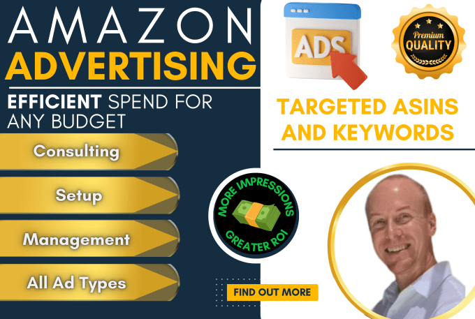 Gig Preview - Setup and manage your amazon advertising