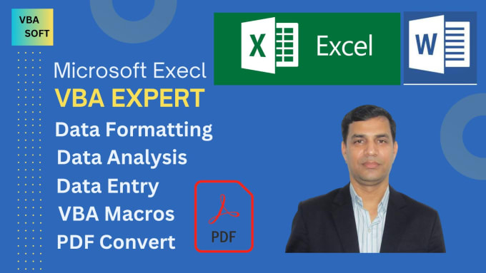 Gig Preview - Do excel formula macro power bi PDF solve mail clean python google script