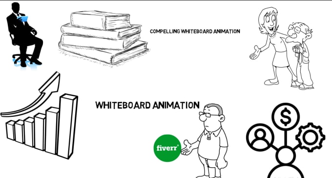 Gig Preview - Do best attractive whiteboard explainer doodle video