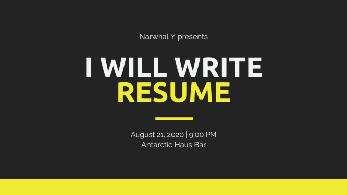 Gig Preview - Write, edit, upgrade your resume, CV, cover letter, linkedin