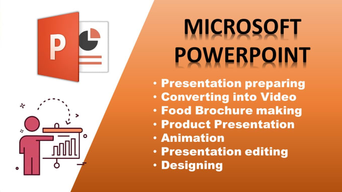 Gig Preview - Do any type of microsoft powerpoint presentation and food brochure