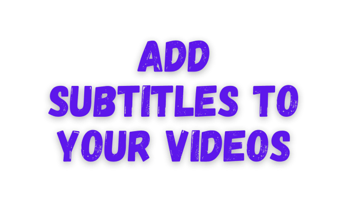 Gig Preview - Create youtube video subtitles