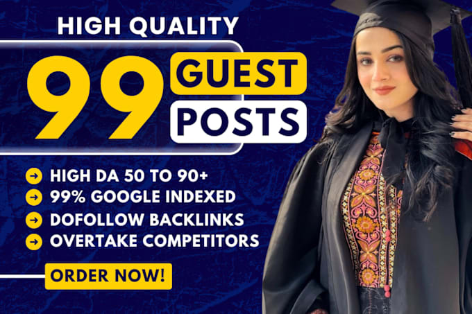 Gig Preview - Boost your website seo with premium guest posting service