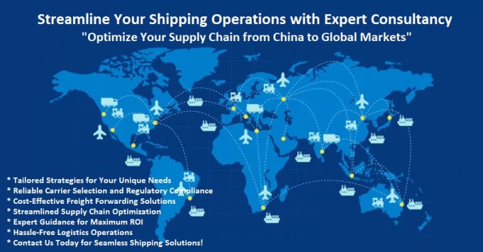 Gig Preview - Provide expert shipping consultancy, seamless china to global logistics