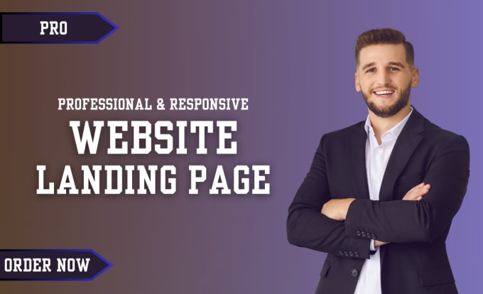 Gig Preview - Design a professional landing page