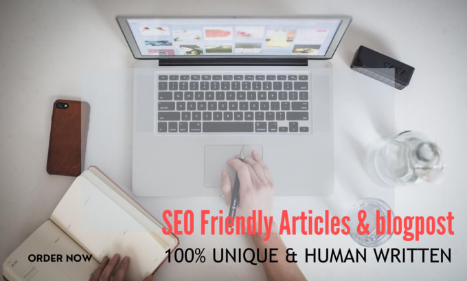 Gig Preview - Write unique SEO friendly articles or blog posts human written content