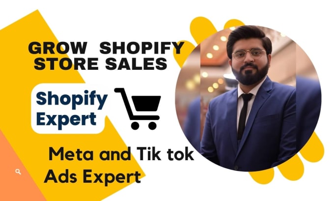 Gig Preview - Increase shopify sales with tik tok ads and meta ads