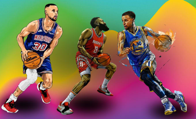 Gig Preview - Create sports illustrations,nfl, nba, minimalist sports cartoon illustrations